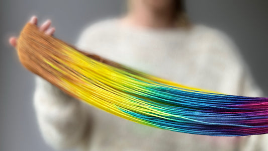 Free Dharma Dye Recipe 'Nowhere to Neon' Colourway by Muffs Merino