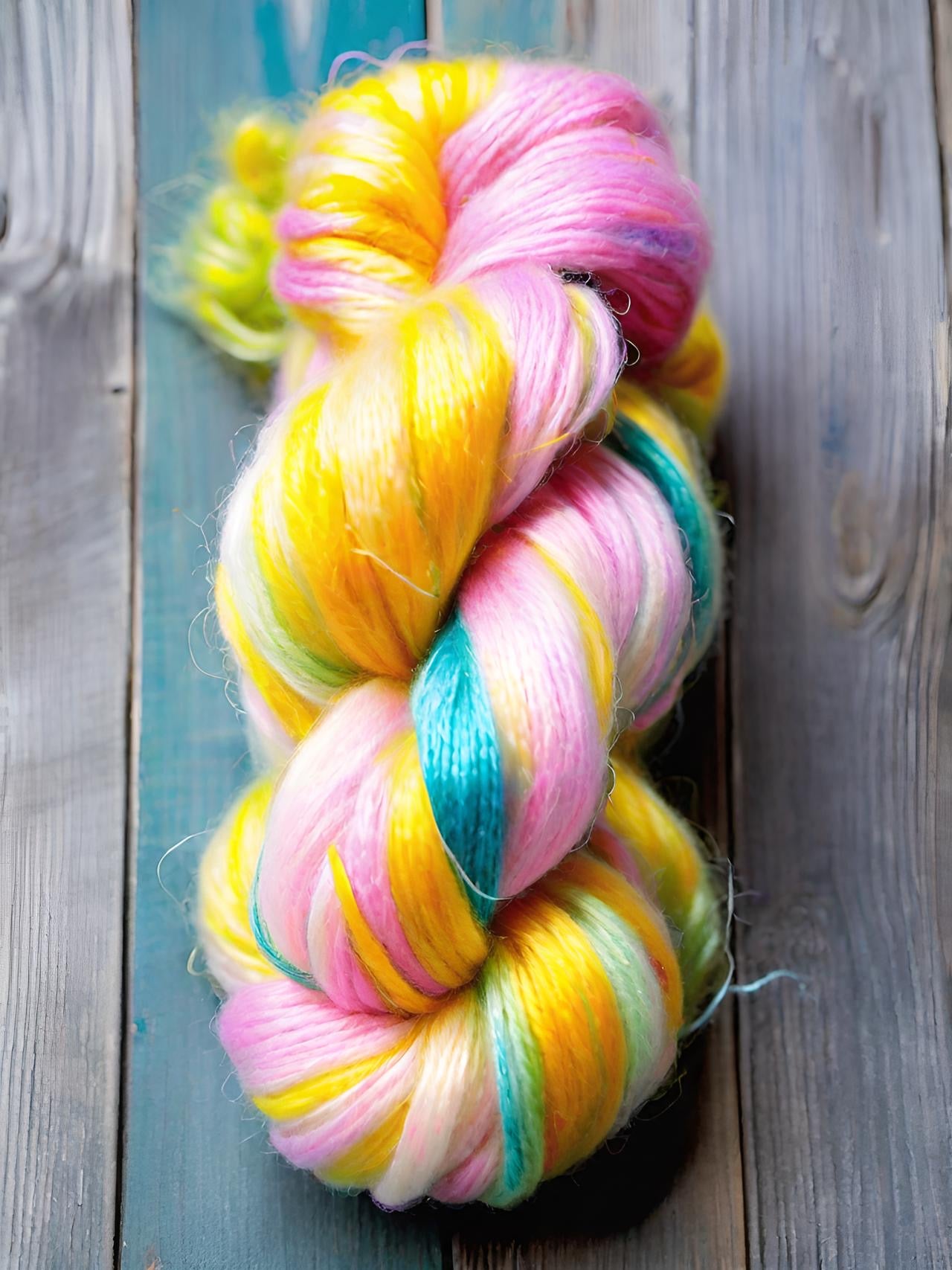 Confetticorn Colourway Yarn Dyeing Recipe by Muffs Merino