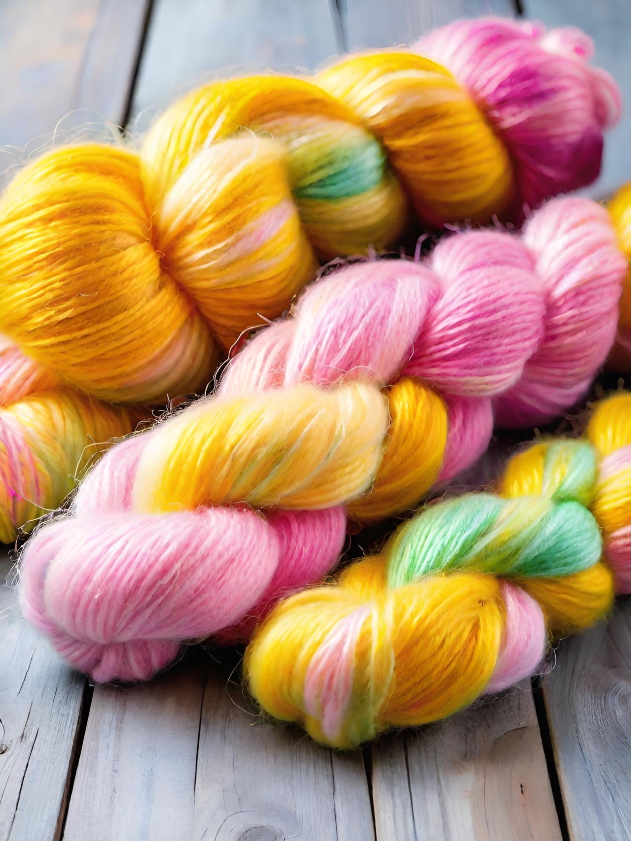 Confetticorn Colourway Yarn Dyeing Recipe by Muffs Merino