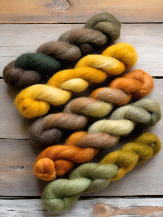 Nullarbor Plain Colourway Recipe for Landscape Acid Dyes by Muffs Merino