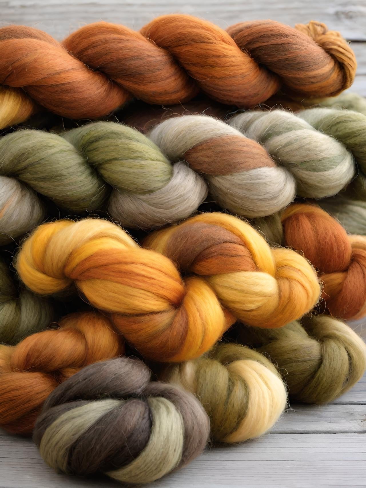 Nullarbor Plain Colourway Recipe for Landscape Acid Dyes by Muffs Merino
