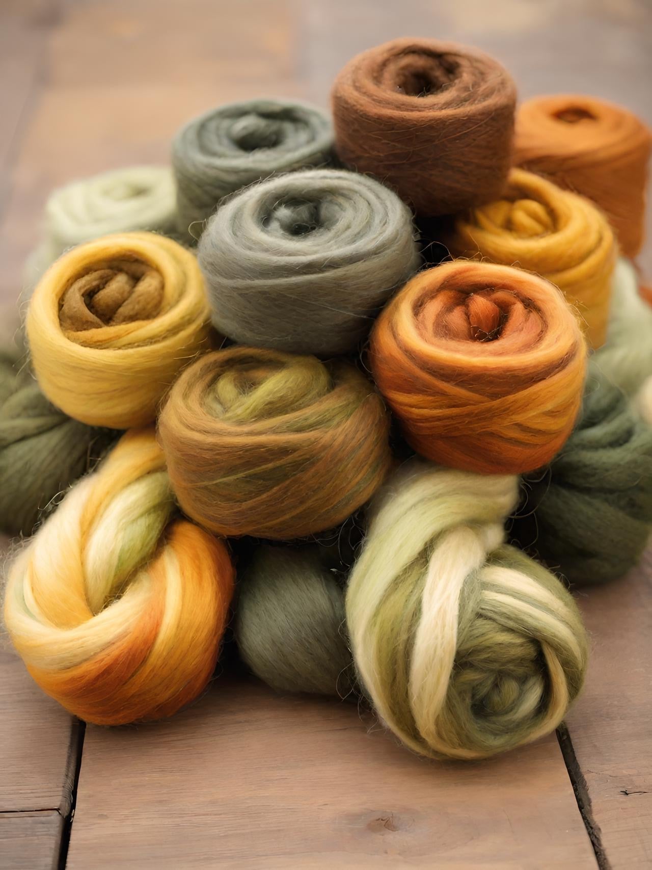 Nullarbor Plain Colourway Recipe for Landscape Acid Dyes by Muffs Merino