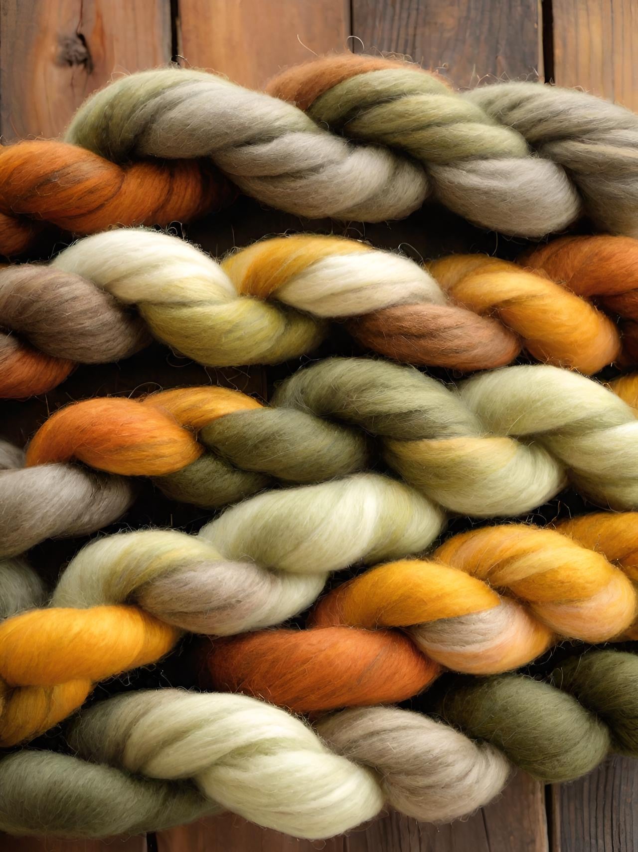 Nullarbor Plain Colourway Recipe for Landscape Acid Dyes by Muffs Merino