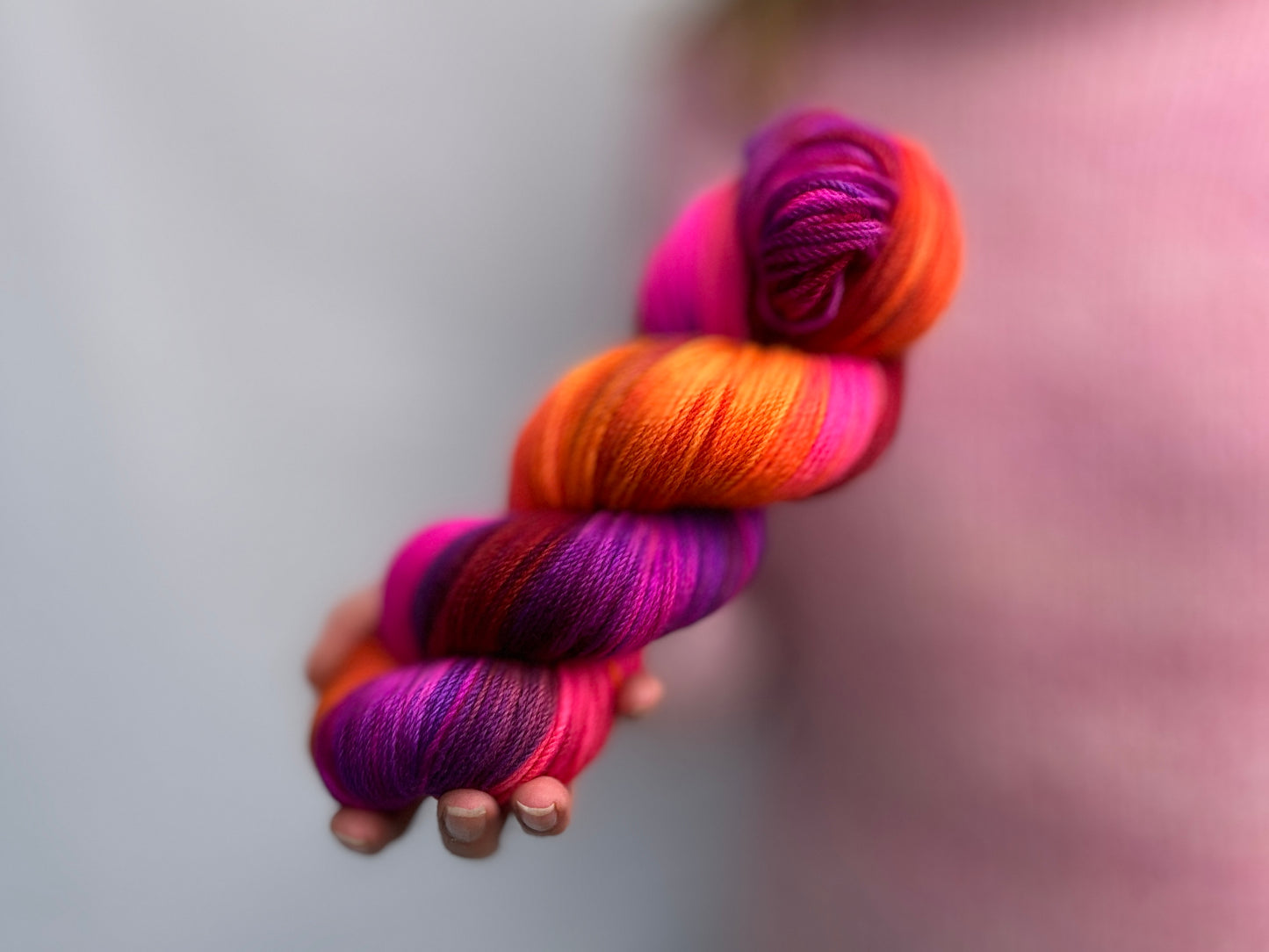 Neon Harvest Colourway by Muffs Merino