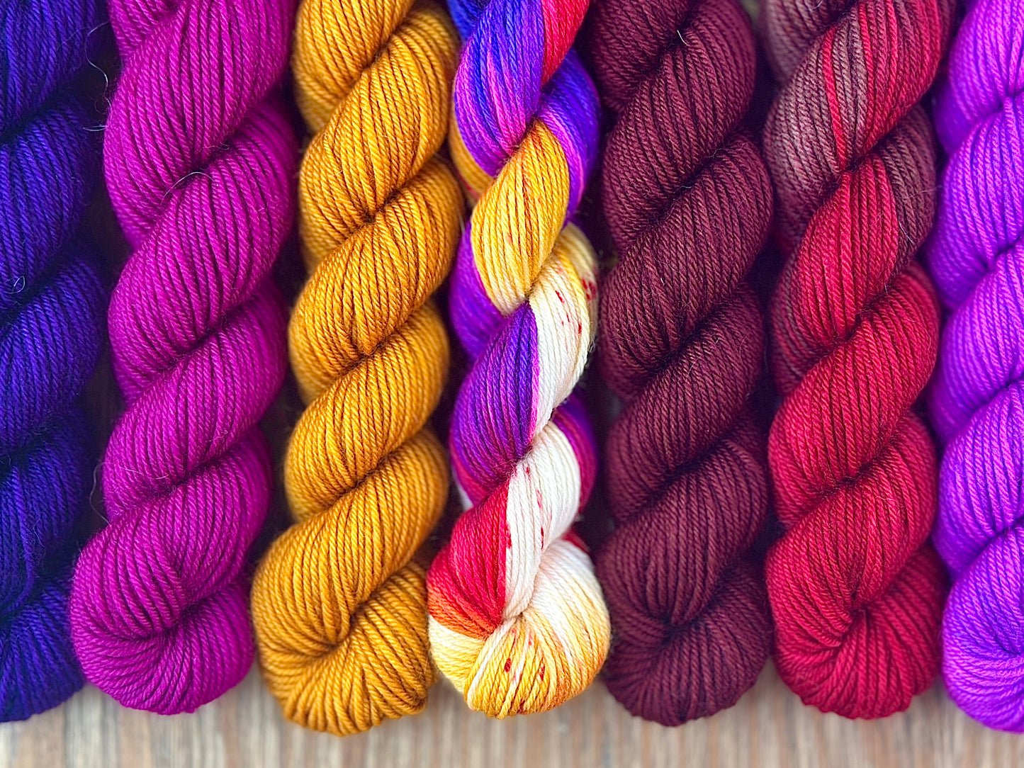 'The Golden Ticket' Colourway by Muffs Merino