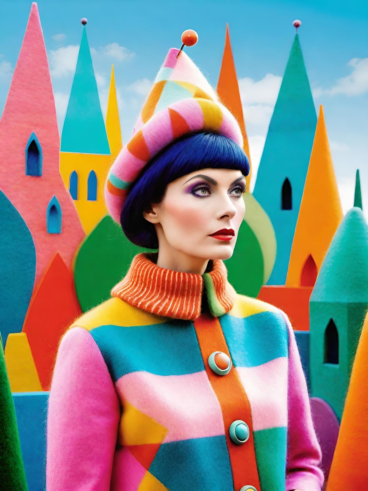 Dharma Dye '1964 World's Fair' Colourway by Muffs Merino