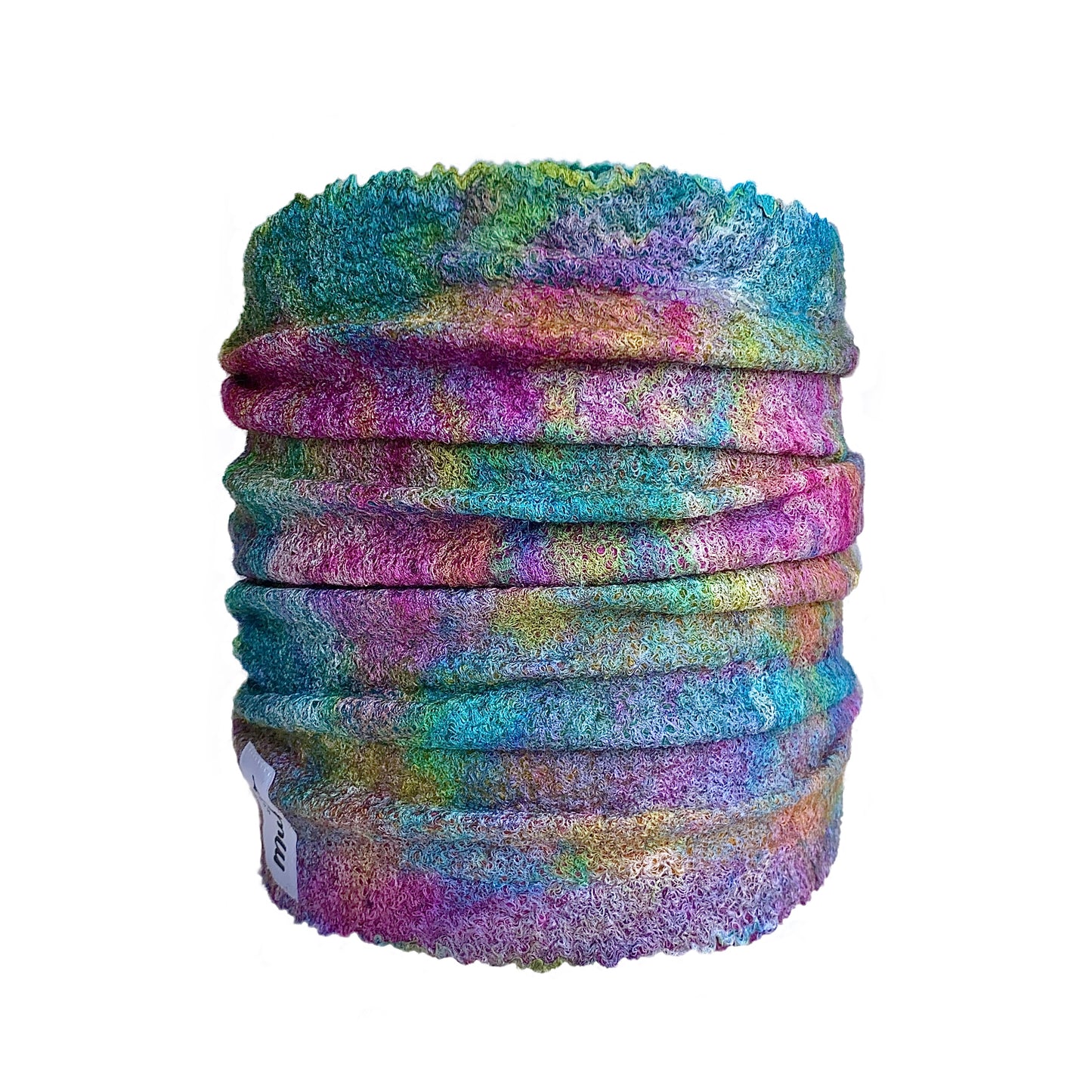 Wet Felting Nuno Scarf Template Free | XS to XL | Large Format Printing Cut Out Pattern | Watch on YouTube | Cowl Tube Scarf