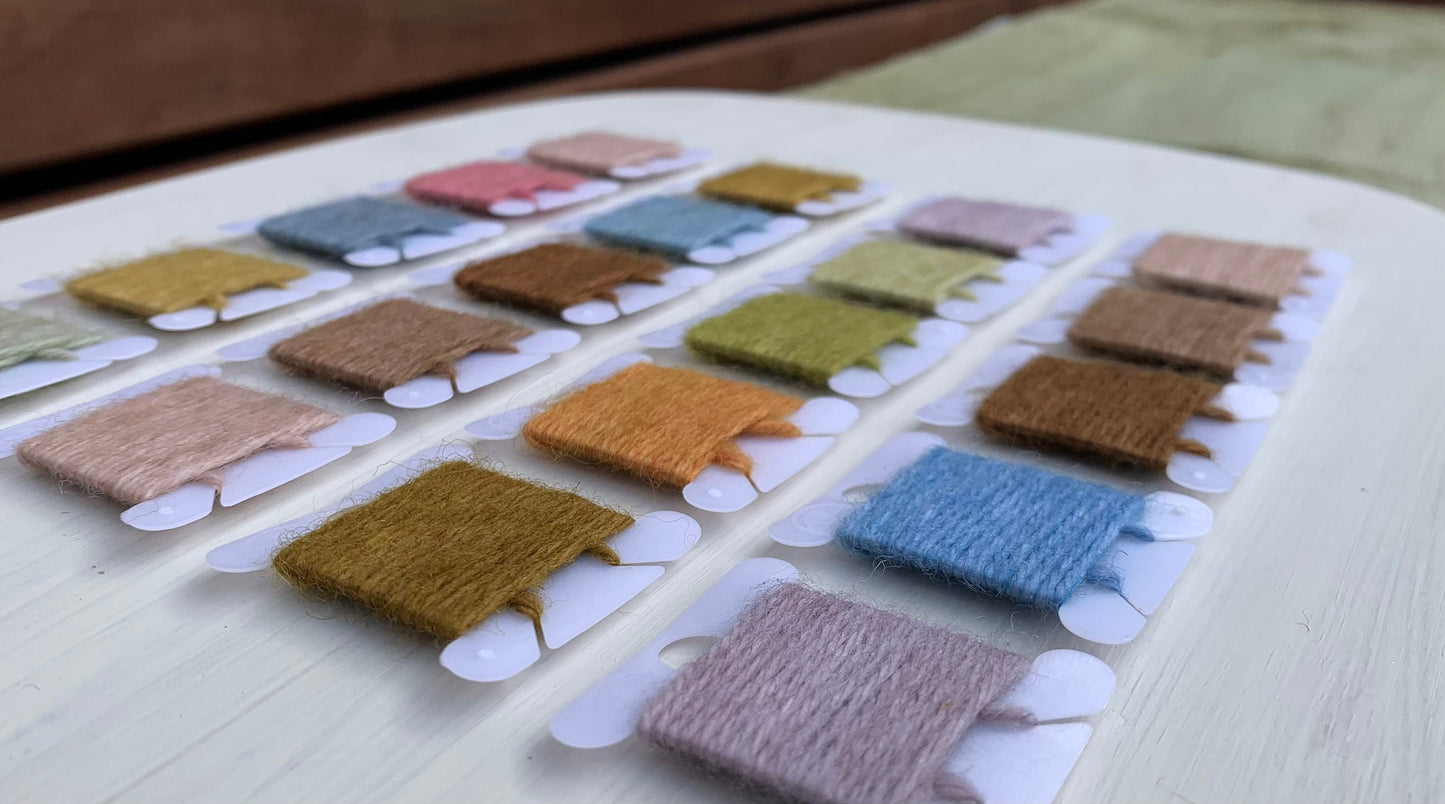 The Potter Garden | Yarn Dye Recipes | Four Colour Palettes | 1% Solution with Instructions | Dharma Acid Dye | Learn to Dye Wool Silk Nylon