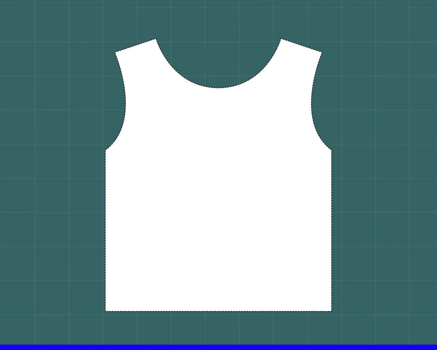 Wet Felting Vest Crop Top Resist Template | Woman XS to XL | Large Format Printing Cut Out Pattern | Watch on YouTube | Clothing | Tank Top