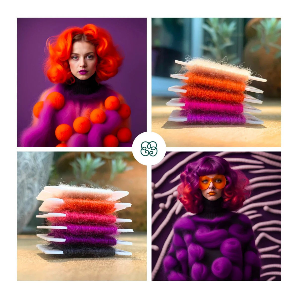 Neon Harvest Colourway by Muffs Merino