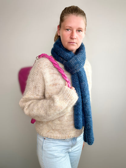 Mohair Scarf Knitting Pattern Modular Guidebook