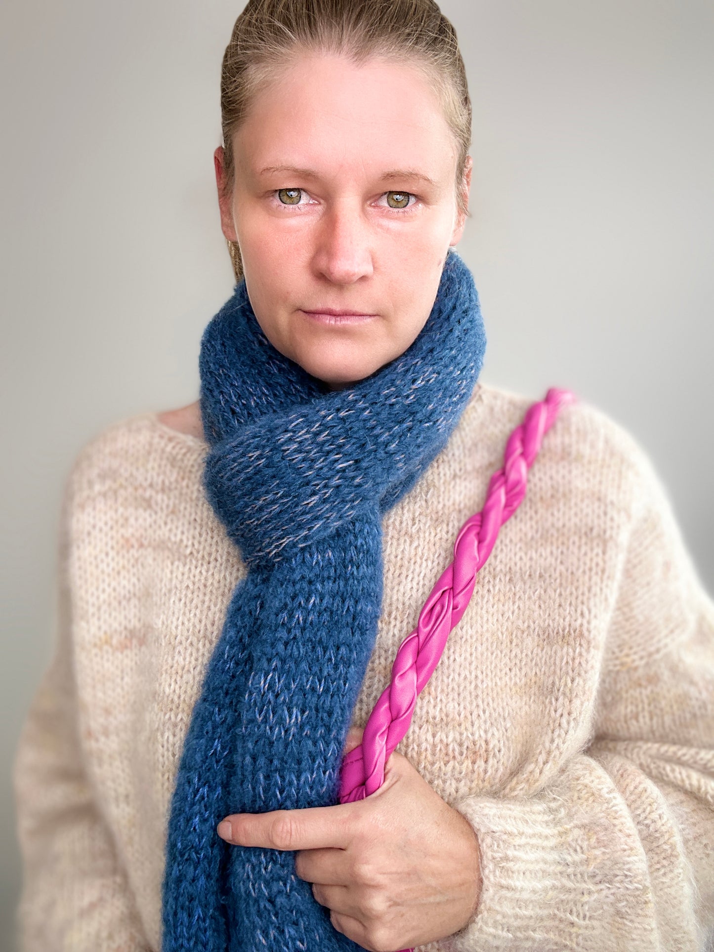 Mohair Scarf Knitting Pattern Modular Guidebook