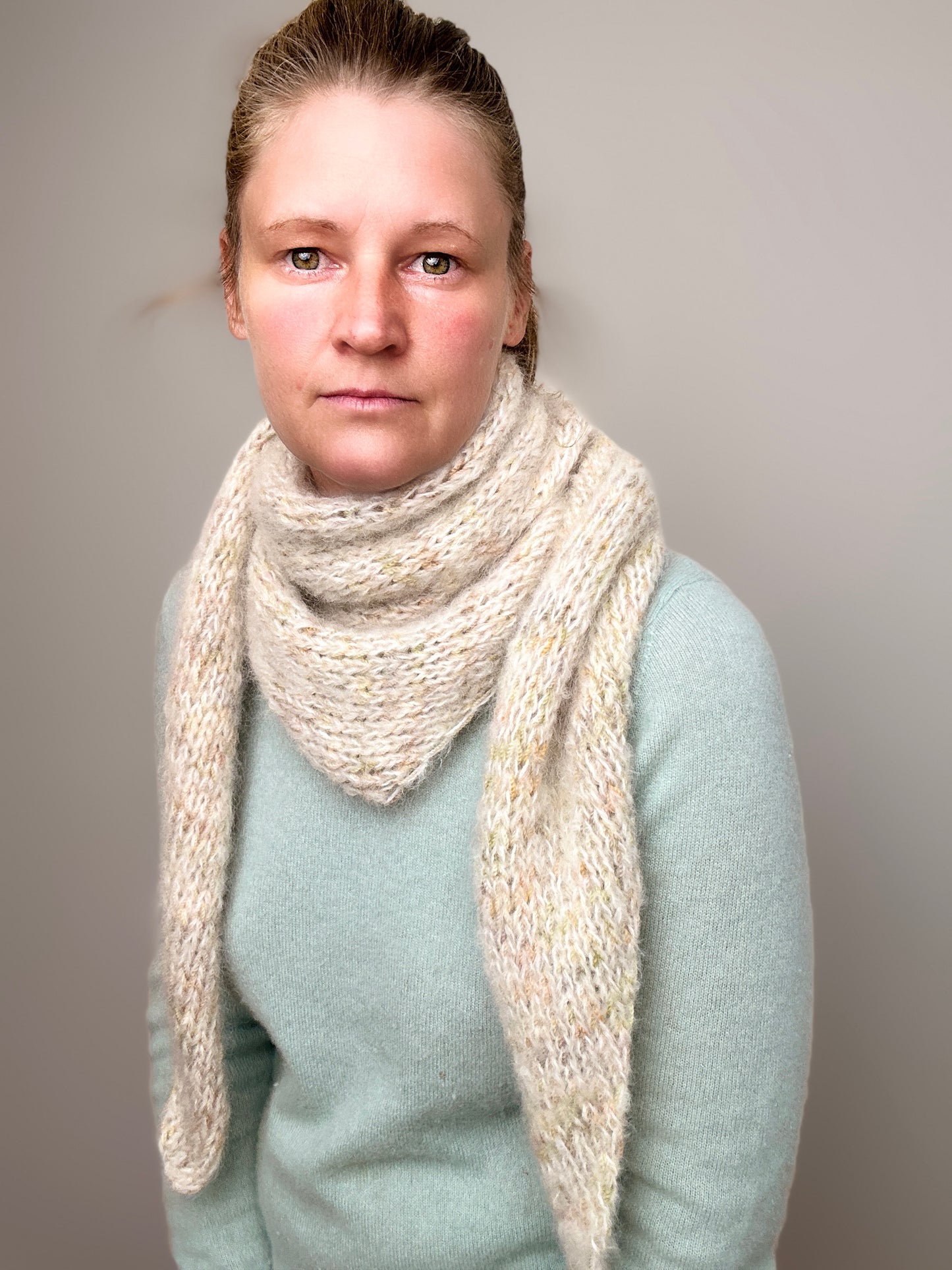 Mohair Scarf Knitting Pattern Modular Guidebook