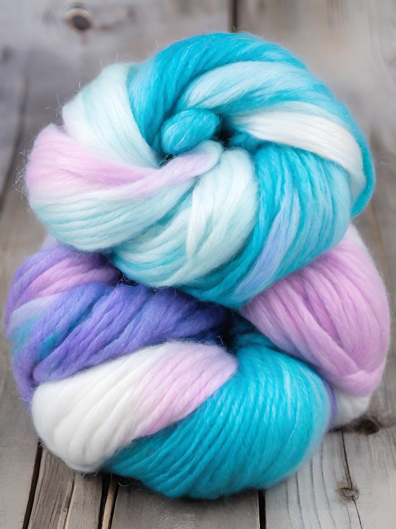 'Frost Giants, Icy Realms' Colourway by Muffs Merino