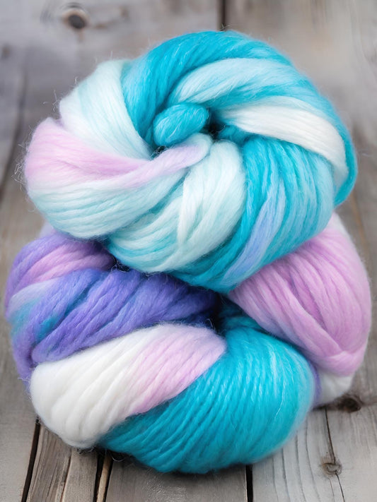 'Frost Giants, Icy Realms' Colourway by Muffs Merino