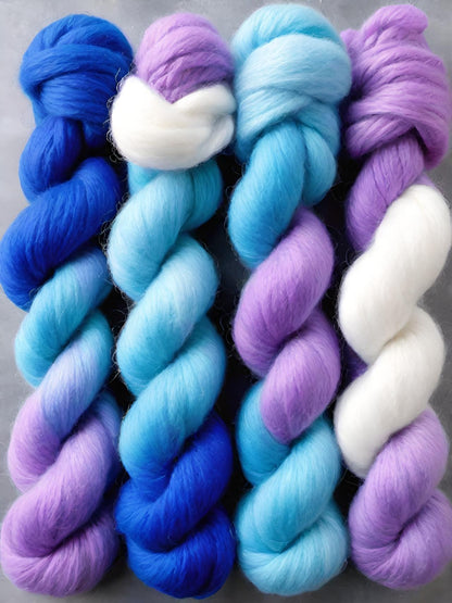 'Frost Giants, Icy Realms' Colourway by Muffs Merino