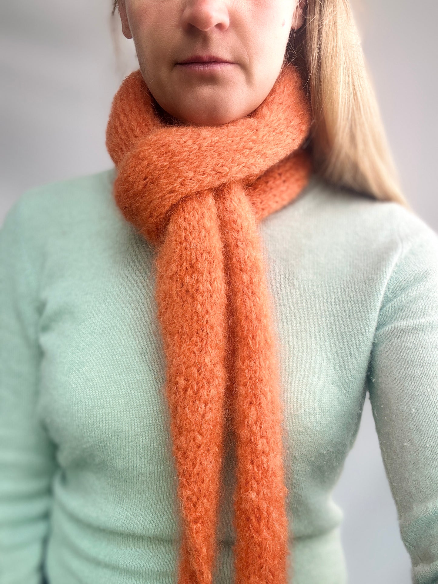 Mohair Scarf Knitting Pattern Modular Guidebook