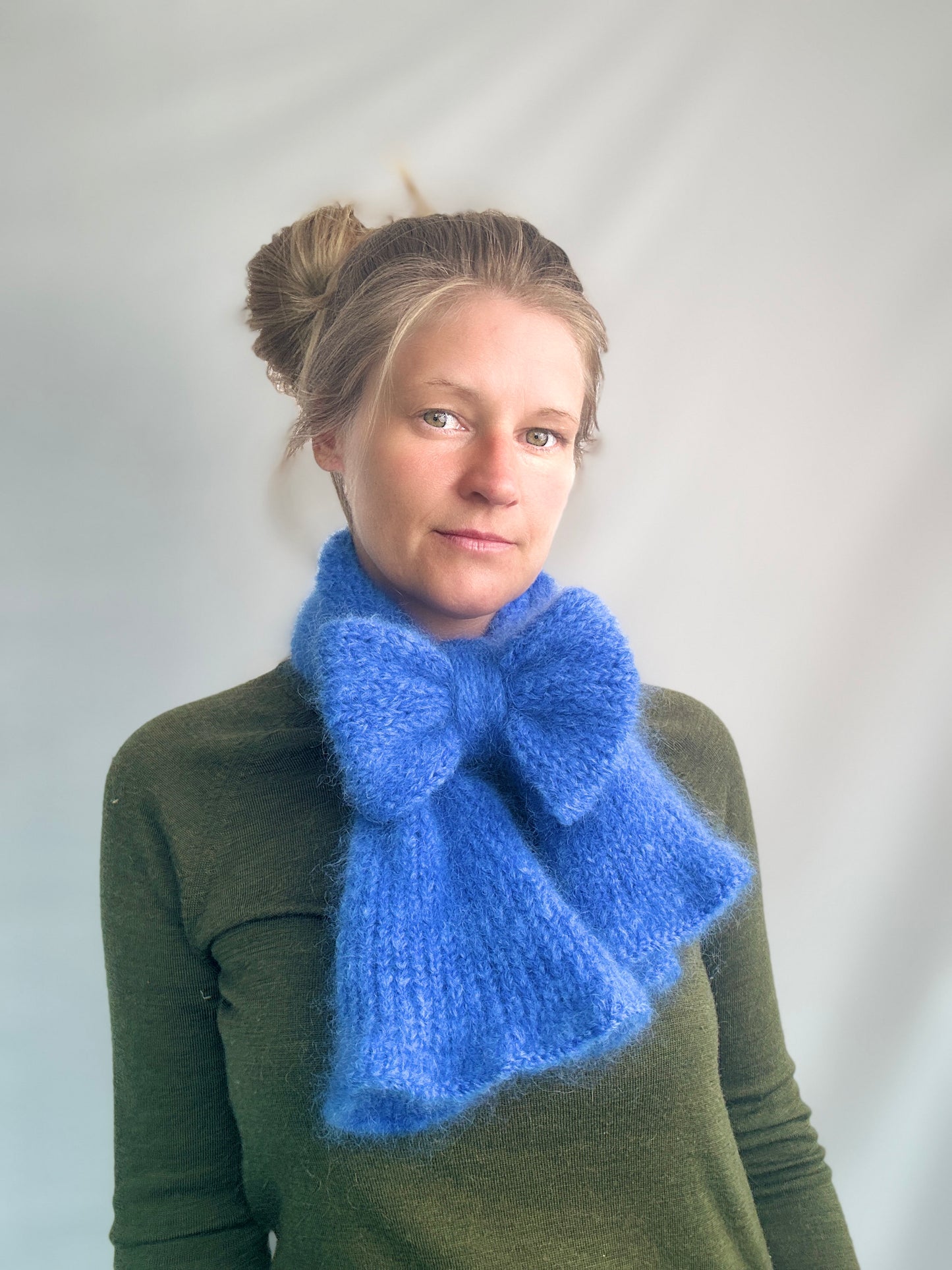 Mohair Scarf Knitting Pattern Modular Guidebook