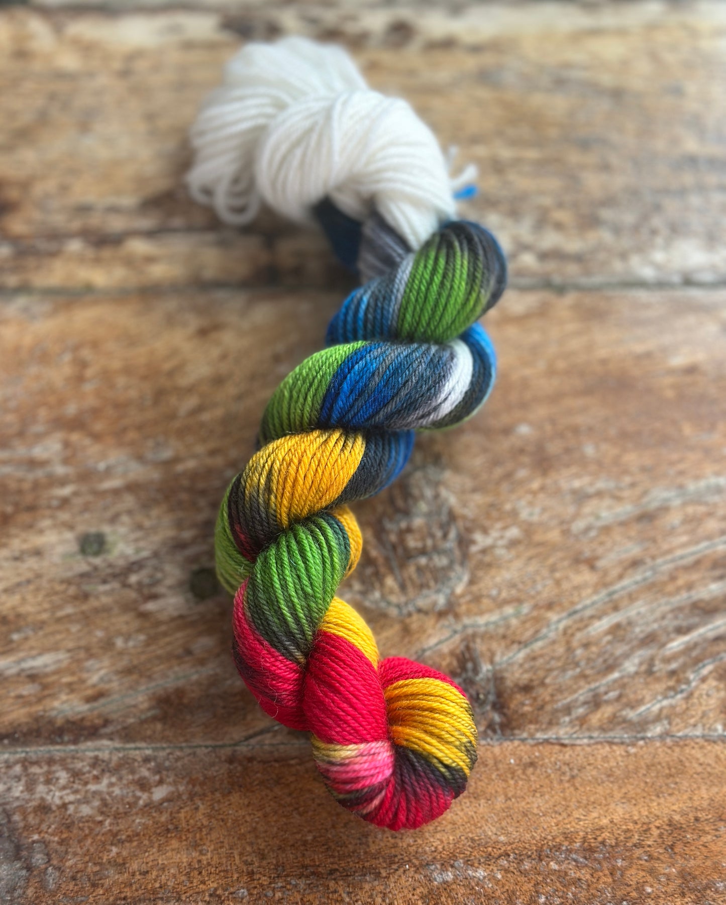 'Moksh Patam' Snakes & Ladders Colourway by Muffs Merino
