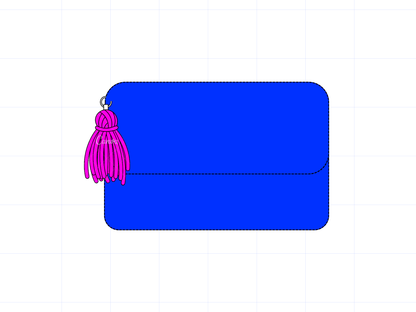 Clutch Wet Felting Template