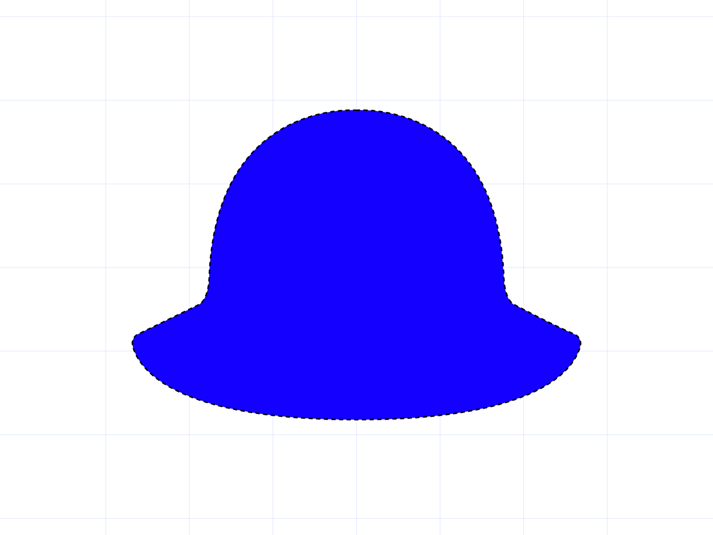 Simple Hat Wet Felting Template