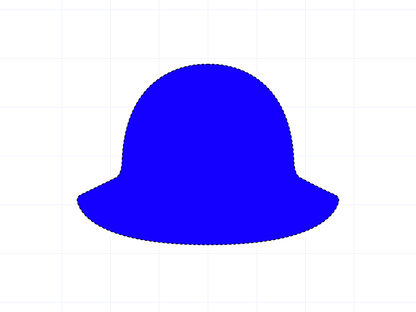 Simple Hat Wet Felting Template