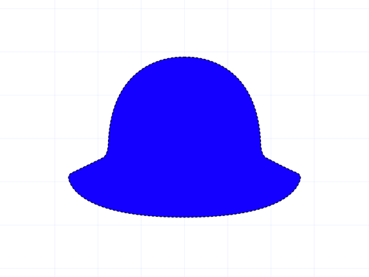 Simple Hat Wet Felting Template