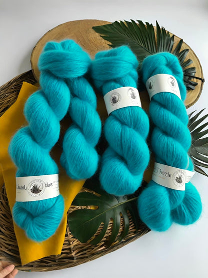 Caribbean Blue Dye Recipe 8 Shade | Dharma Acid Dye| Digital Colour Palette | 1% Solution & Instructions | Learn to Dye Yarn Wool Silk Nylon