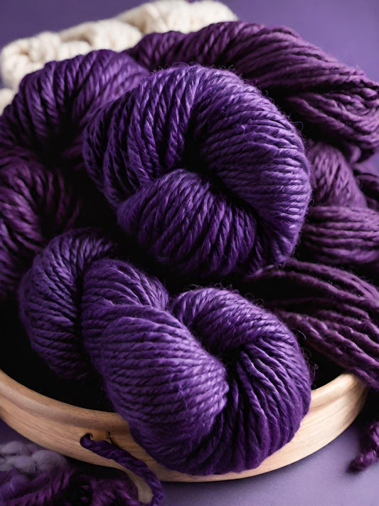 Deep Purple Dye Recipe 8 Shades | Dharma Acid Dye | Digital Colour Palette | 1% Solution & Instructions | Learn to Dye Yarn Wool Silk