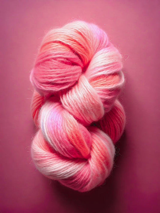 Dharma Pink Grapefruit Colourway by Muffs Merino