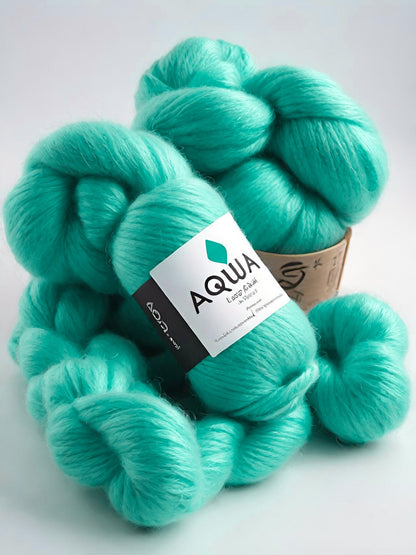 Bright Aqua Dye Recipe 8 Shade | Dharma Acid Dye| Digital Colour Palette | 1% Solution & Instructions | Learn to Dye Yarn Wool Silk Nylon