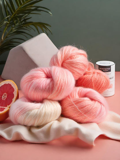 Dharma Pink Grapefruit Colourway by Muffs Merino