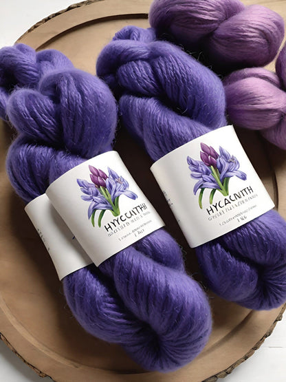 Hyacinth Dye Recipe 8 Shades | Dharma Acid Dye| Digital Colour Palette | 1% Solution & Instructions | Learn to Dye Yarn Wool Silk Nylon