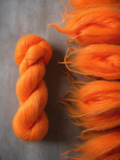 Fluorescent Safety Orange Recipe 8 Shades | Dharma Acid Dye | Digital Colour Palette | 1% Solution & Instructions | Learn to Dye Yarn Wool