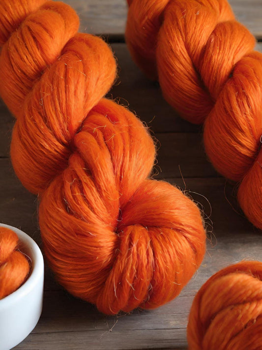 Blazing Orange Recipe 8 Shades | Dharma Acid Dye | Digital Colour Palette | 1% Solution & Instructions | Learn to Dye Yarn Wool Silk