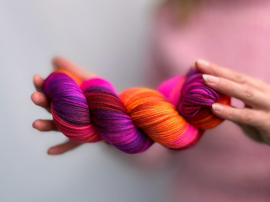 Neon Harvest Yarn Dyeing Colourway Recipe - Dharma Acid Dyes - For Beginners - Wool - Nylon - Mohair - Silk
