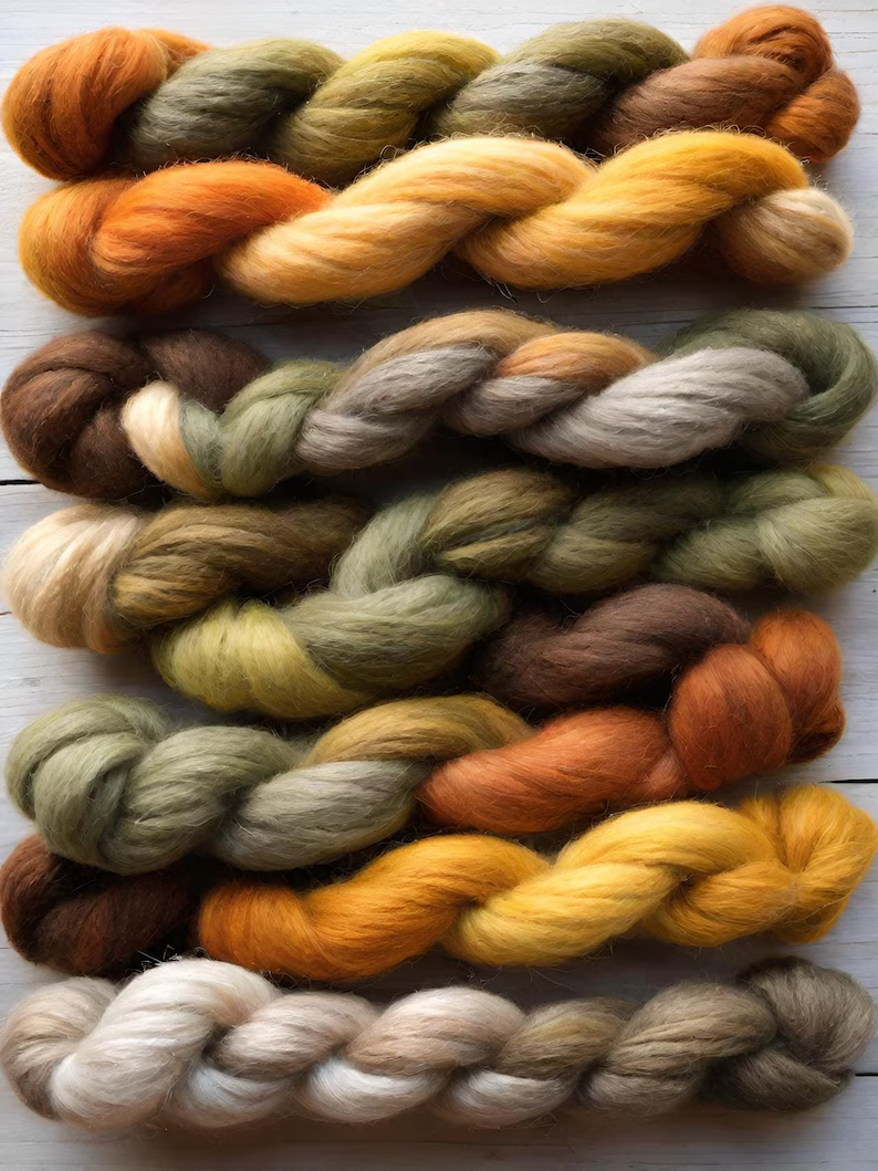 Nullarbor Plain Yarn Dyeing Colourway Recipe - Landscape Acid Dyes - For Beginners - Wool - Nylon - Mohair - Silk