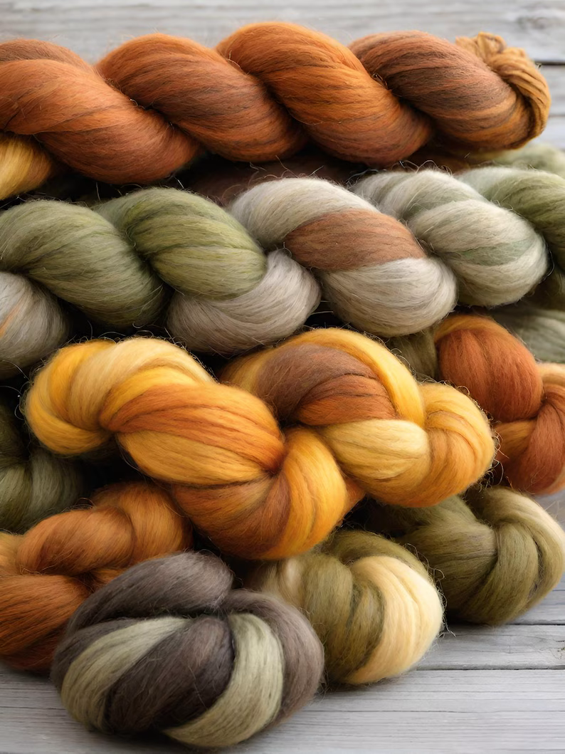 Nullarbor Plain Yarn Dyeing Colourway Recipe - Landscape Acid Dyes - For Beginners - Wool - Nylon - Mohair - Silk