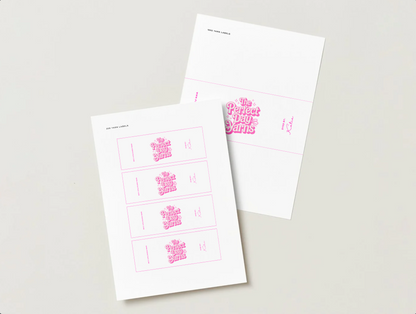 The Perfect Day Yarn Label Drop - Limited Edition Drop Branding Labels