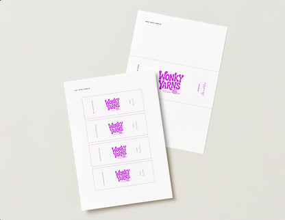 Wonky Yarns Label Drop - Limited Edition Drop Branding Labels