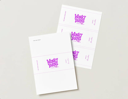 Wonky Yarns Label Drop - Limited Edition Drop Branding Labels